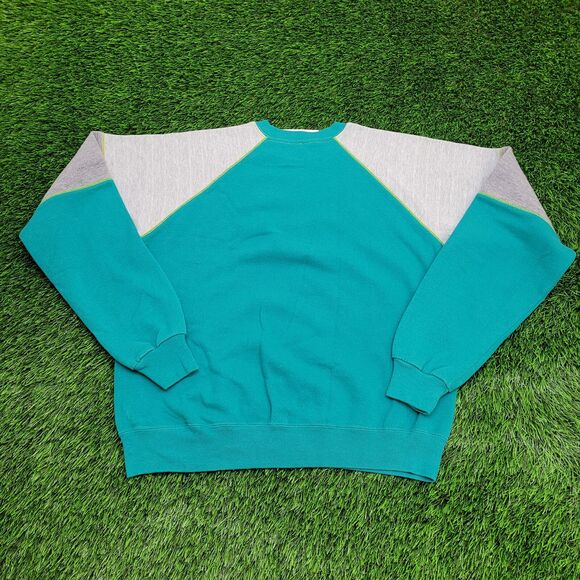 Vintage MOD Sweatshirt Womens Medium 22x22 Oversized - Picture 3 of 9